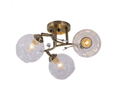 Люстра классик 06439 BRONZE 3 плафона, L450 x W450 x H230 40W E27*3