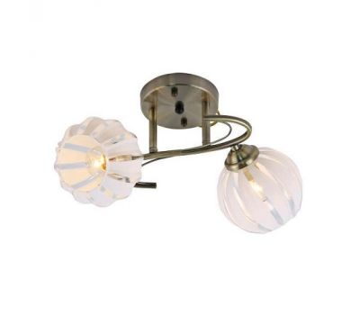 Люстра классик 06796 BRONZE 2 плафона, L410 x W200 x H210 40W E27*2