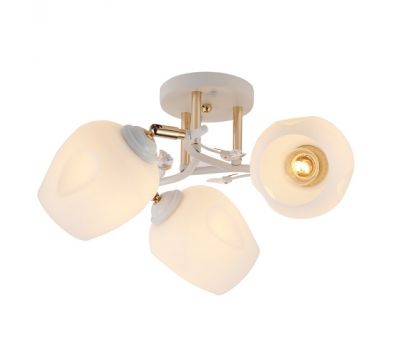 Люстра классик 07074 WHITE+FGD 3 плафона, Ø450 x H220 E27*3 Люстра классик 07074 WHITE+FGD 3 плафона, Ø450 x H220 E27*3