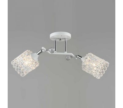 Люстра классик 5152 WHITE+CR 2 плафона, L510 x W200 x H240 40W E27*2 Люстра классик 5152 WHITE+CR 2 плафона, L510 x W200 x H240 40W E27*2